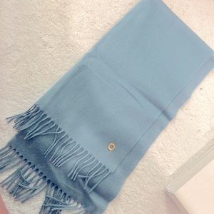 LORO PIANA
Cashmere Grande Unita Scarf baby blue 
$595 NWOT